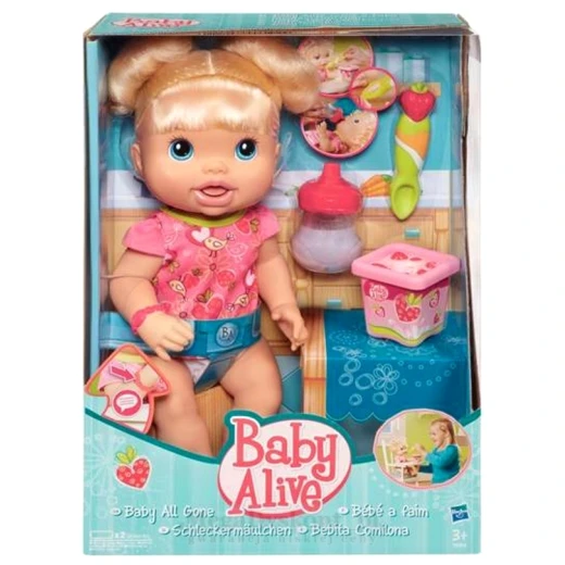 Baby Alive - Baby All Gone - Feed with Milk Yoghurt Spoon Included - هاسبرو - Image 3