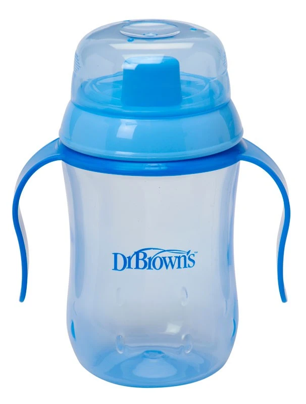 Dr. Brown's Soft Spout Transition Cup 6m+ - Blue - دكتور براونز