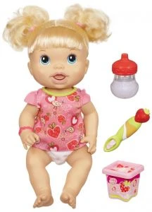 Baby Alive - Baby All Gone - Feed with Milk Yoghurt Spoon Included