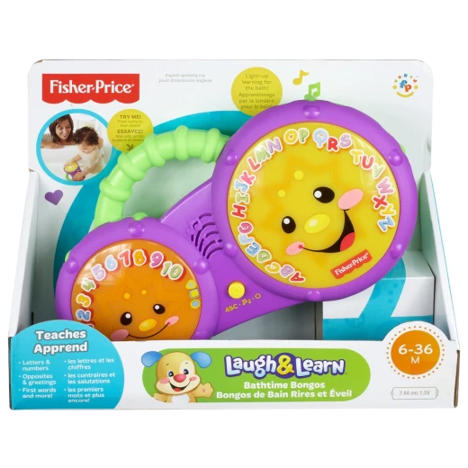 Fisher-Price Laugh & Learn Bathtime Bongos - فيشر برايس - Image 3